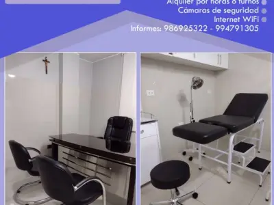 Alquiler de consultorio médico equipado