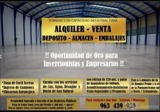 LOCAL-DEPÓSITOS, ALMACÉN, COCHERA  TERRENO EN SAN JUAN LURIGANCHO — foto 4