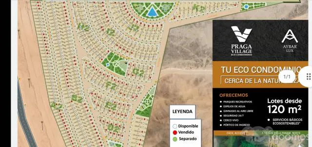 TERRENOS DE 120 m² en HUARAL // FINANCIAMIENTO SIN INTERESES — foto 2