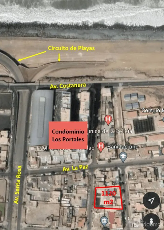 SE VENDE TERRENO RESIDENCIAL CON 2 FRENTES A UNA CUADRA DE LA AV COSTANERA Y CIRCUITO DE PLAYAS — foto 6