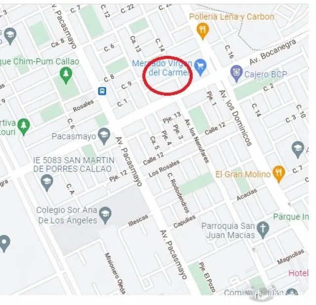 ALQUILO DPTO DE 2 HABITACIONES POR AV. BOCANEGRA / MRCADO VIRGEN DEL CARMEN - 5