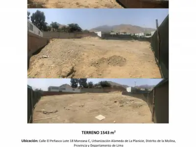 REMATO TERRENO EN LA MOLINA – LA PLANICIE