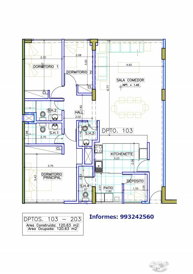 Departamento San Borja limite Surco - 3
