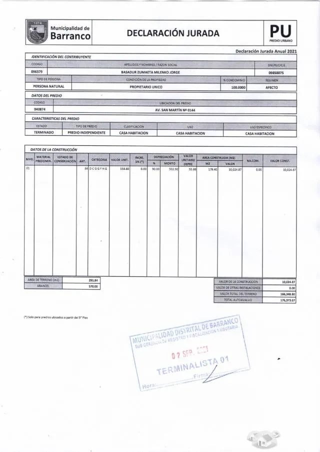 OPORTUNIDAD BARRANCO VENTA DE INMUEBLE : CASA Y LOCAL COMERCIAL (Menos del Valor de Realización) — foto 4