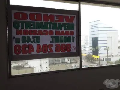 Miraflores, vendo depatamento a 1/2 cuadra del ovalo (cine Pacifico)