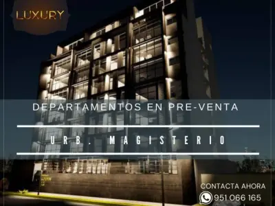 PRE-VENTA Urbanización Magisterio, Cusco. Directo Constructor