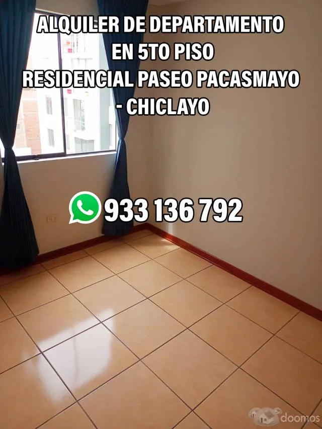 Alquiler de departamento en Residencial Paseo Pacasmayo - Chiclayo — foto 3