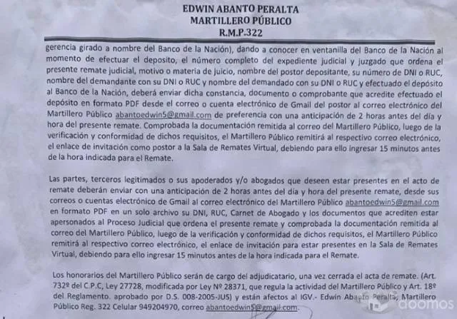 Remate de Inmueble — foto 2