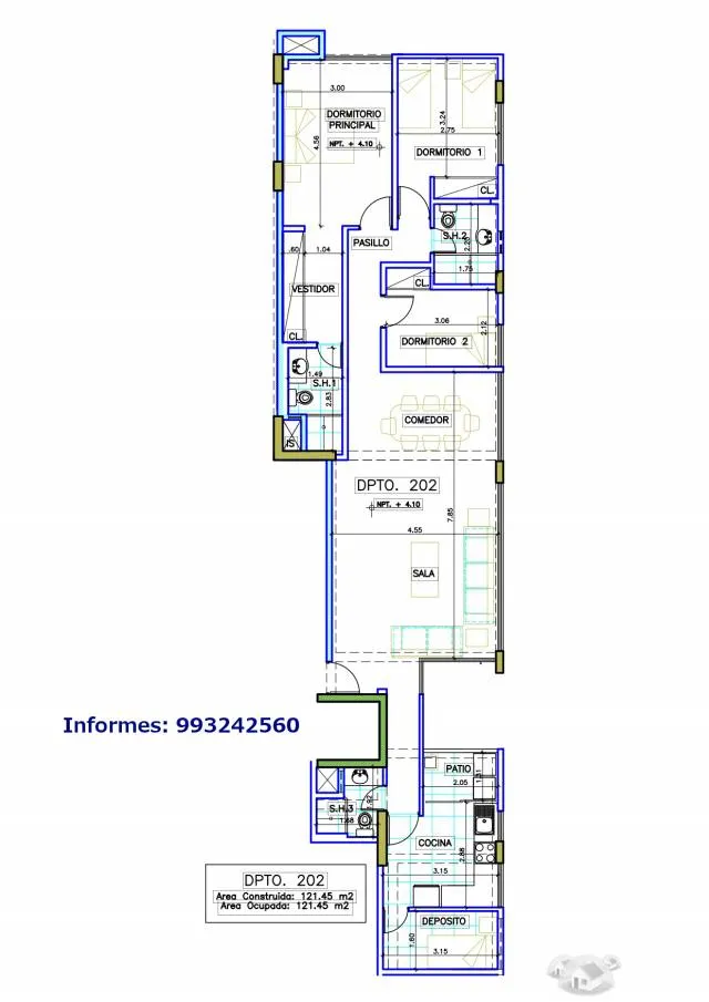 Flat Estreno Chacarilla San Borja limite Surco - 5
