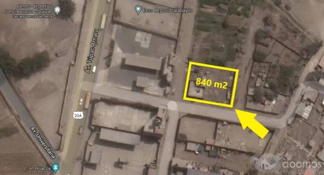 OCASION TERRENO DE 840 m2 UBICADO TORREBLANCA- CARABAYLLO — foto 3