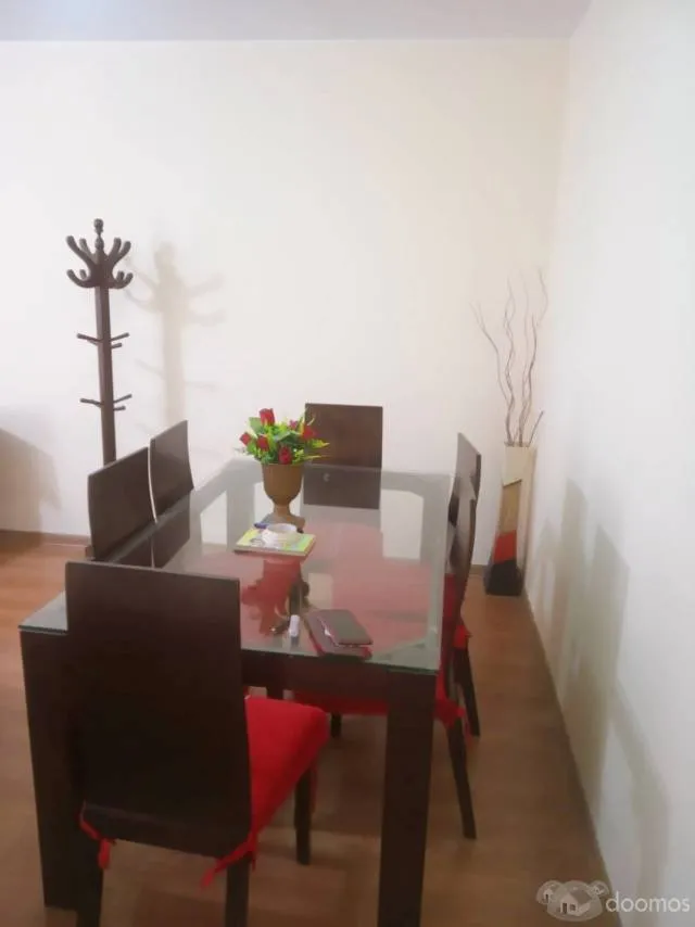 DEPARTAMENTO TOTALMENTE AMOBLADO FRENTE AL PARQUE, ZONA RESIDENCIAL DE SURQUILLO (CERCA A AV. PRINCIPAL) EN ALQUILER -SIN COCHERA- 2250 S/ — foto 5
