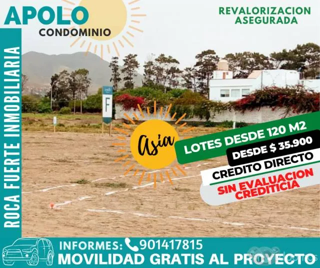 VENTA TERRENOS en ASIA / CONDOMINIO / CREDITO DIRECTO / FACILIDADES DE PAGO / A&R ROCA FUERTE INMOBILIARIA — foto 7