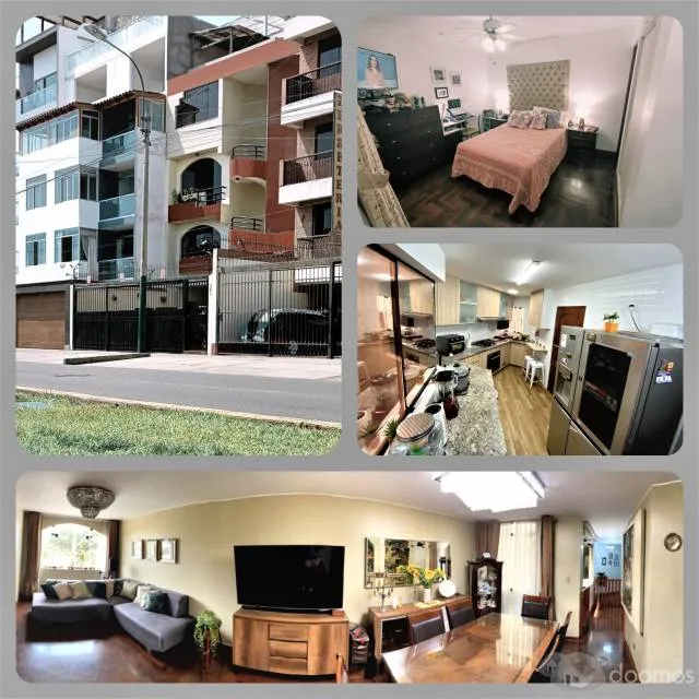 DEPARTAMENTO FLAT 135mt + COCHERA 2do piso (Edif solo 4 dptos) Por Wong T Marsano, Estac Tren, Parque Ecológico — foto 1