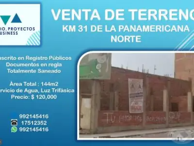 VENTA DE TERRENO