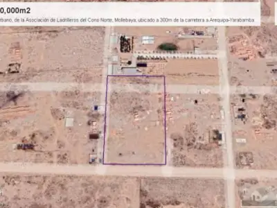 Venta de terreno industrial urbano -  Mollebaya.  Arequipa