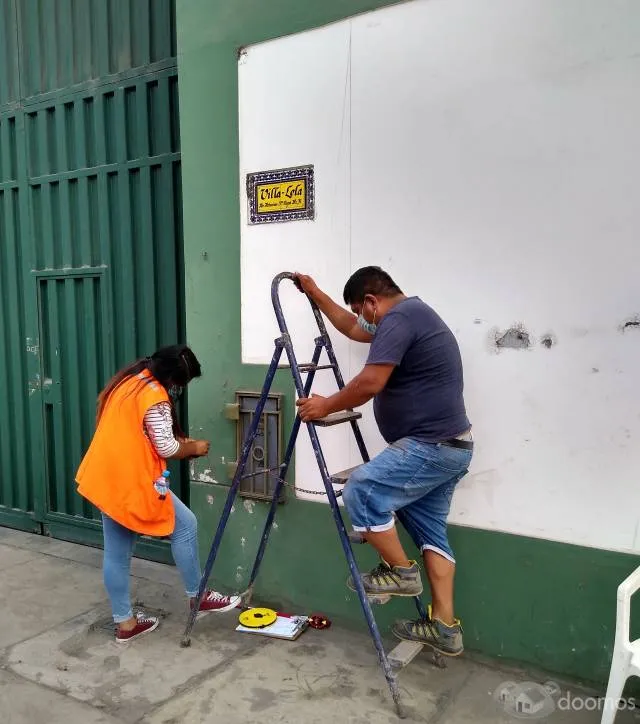 Terreno 200m2 con construcción parcial al fondo REMATE super ubicado zona segura y limpia — foto 3