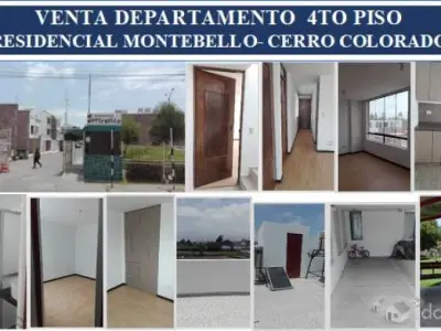 VENDO DEPARTAMENTO – RESIDENCIAL MONTEBELLO – (4TO PISO+AZOTEA+CUARTO LAVANDERIA+COCHERA)