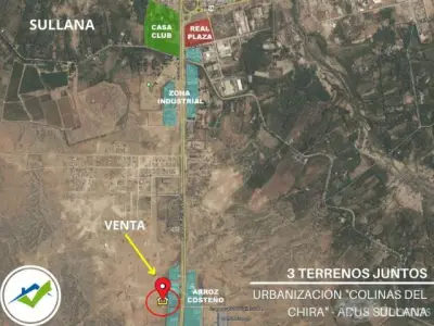 VENTA DE TERRENOS JUNTOS EN SULLANA