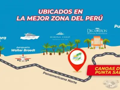 Lotes en venta en Punta Sal cerca a la playa
