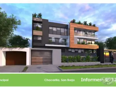Departamento vista calle Chacarilla San Borja limite Surco