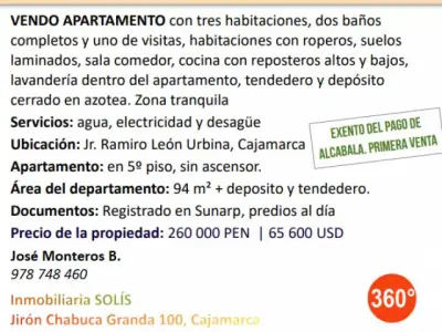 Departamento a Estrenar en Venta