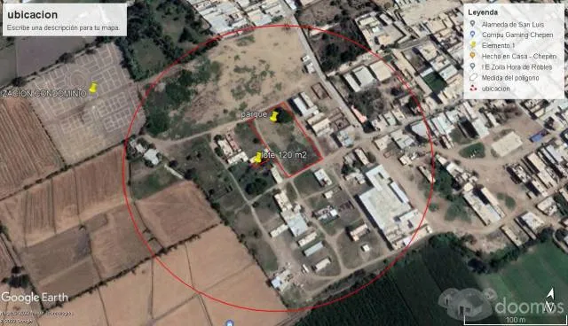 SE VENDE LOTE 120 m2, URBANIZACION LA PAZ EN CHEPEN - 1
