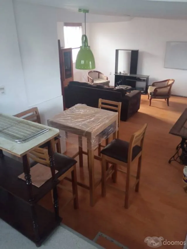 (OFERTA) Bonito Departamento Interno de 1 ambiente Semi-Amoblado, Cocina Equipada y Terraza con pasto sintético con Entrada independiente en EXCELENTE ubicación. — foto 6