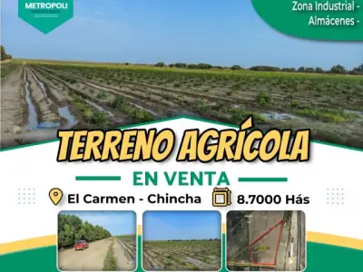 TERRENO AGRICOLA EN VENTA