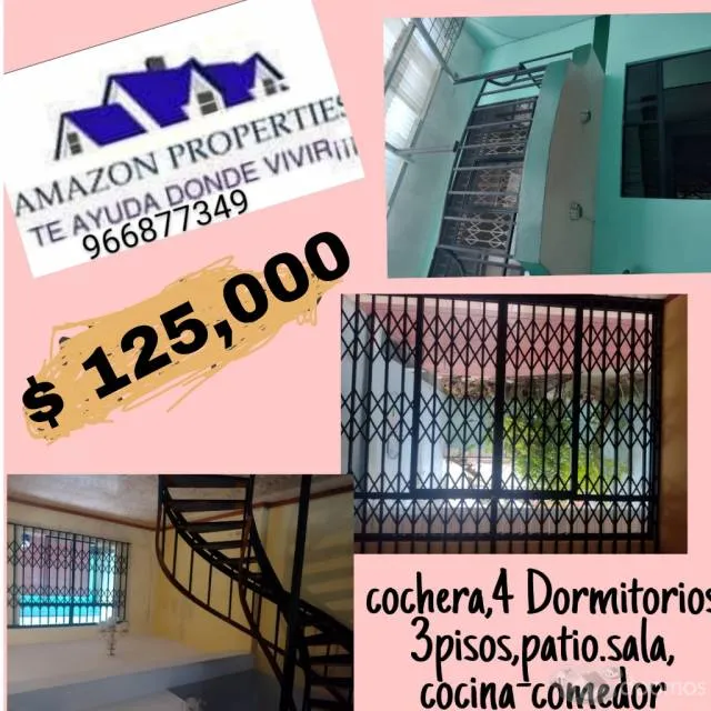 Venta de casa ,cochera y céntrica $ 125,000 - 1