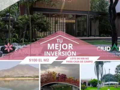 EXCLUSIVO CONDOMINIO CON TEMATICA JAPONESA SAKURA