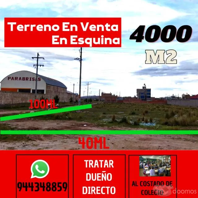 TERRENO COMERCIAL 4000 M2 EN ESQUINA A LADO DE COLEGIO - 3