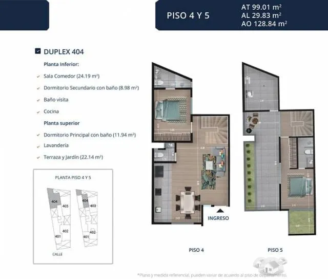Dpto. En Valle Hermoso Norte de Monterrico Excelente proyecto en Valle Hermoso Norte de Monterrico — foto 3
