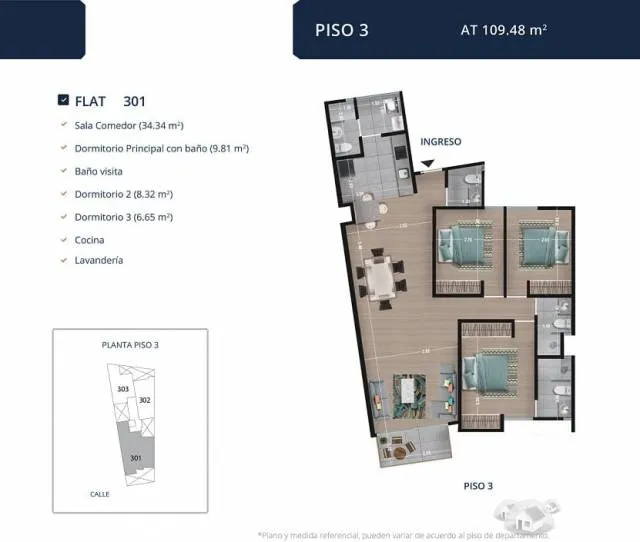 Dpto. En Valle Hermoso Norte de Monterrico Excelente proyecto en Valle Hermoso Norte de Monterrico — foto 4