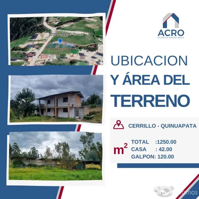 TERRENO + CASA + GALPON + RESERVORIO — foto 2