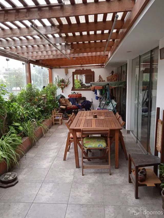 Vendo departamento de 156 m2 en San Borja, con preciosa terraza — foto 2