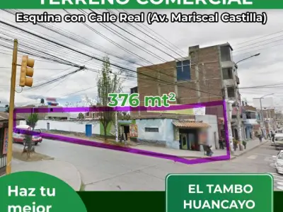 Oportunidad de Inversion, Terreno Comercial en el Tambo, Huancayo
