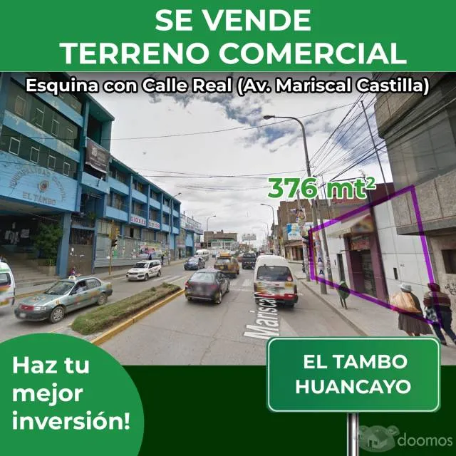 Oportunidad de Inversion, Terreno Comercial en el Tambo, Huancayo — foto 2
