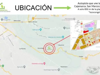 Venta de terreno en Cajamarca