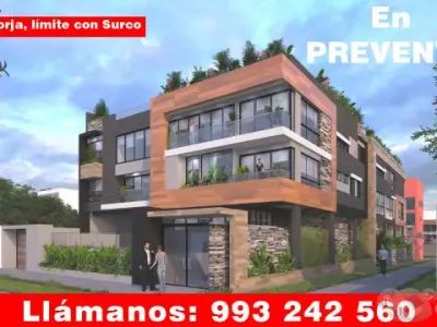 Departamento con terraza en primer piso en Chacarilla