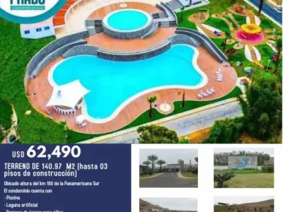 Terreno 140.97 m2 Condominio Alto del Prado