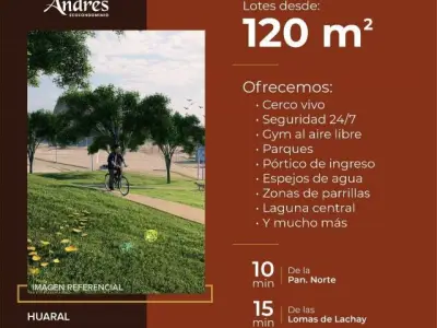 REMATE TERRENOS EN HUARAL 18 MIL SOLES