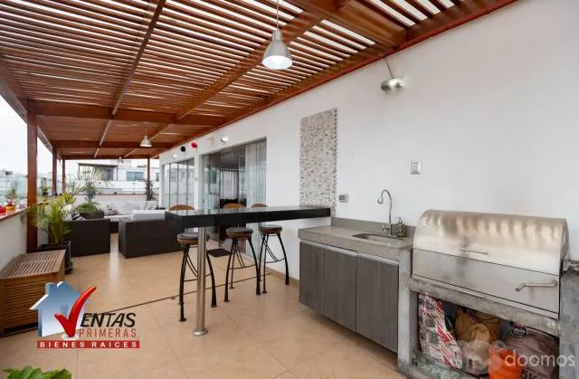 VENTA BELLO DEPARTAMENTO DUPLEX EN SURCO, CERCA A LA AV. BENAVIDES CON HIGUERETA — foto 3