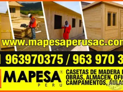 Modulos Prefabricados De Madera Para Campamentos Mineros Oficinas Peru