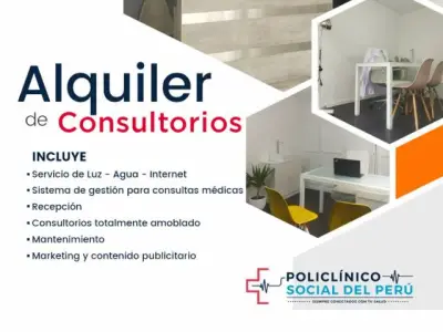 Alquiler de Consultorios Medicos Amoblados