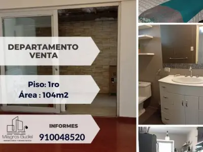 POR OCASIÓN VENDO DEPARTAMENTO CON COCHERA Y DEPOSITO