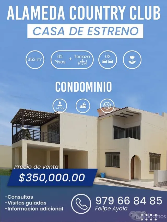VENTA DE CASA SIN ESTRENAR - ALAMEDA COUNTRY CLUB — foto 6