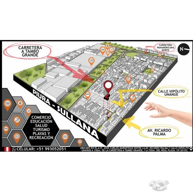 Venta de Terreno en Sullana Piura cerca al Real Plaza y Makro Supermayorista - 2