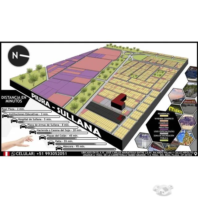Venta de Terreno en Sullana Piura cerca al Real Plaza y Makro Supermayorista - 3