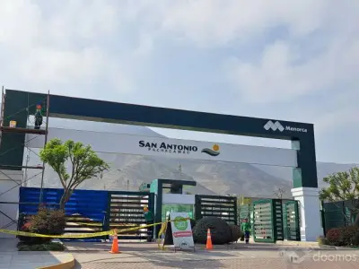 0CASIÓN...!!! VENDO TERRENO URBANO EN CONDOMINIO MENORKA – PACHACAMAC 95 m2
