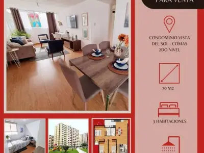 VENTA DE DEPARTAMENTO 2do PISO EN COMAS